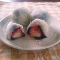 まのまのこずこず's cooksnap of when they made 切り餅でいちご大福.
