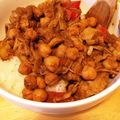 sleepfish's cooksnap of when they made ひよこ豆のカレー炒め♣.