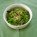 *ひろみ*'s cooksnap of when they made 大根の葉っぱとキャベツのナムル風☆.
