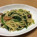 にゃん☆28's cooksnap of when they made ホウレン草たっぷりパスタ.
