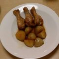 ネコのお姉さん's cooksnap of when they made ほっこり味♡手羽元と新じゃがの照り煮.