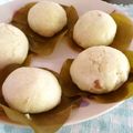 kurikuri's cooksnap of when they made バレンタイン❤簡単！ハートの紅白饅頭❤.