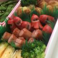 ユッカ's cooksnap of when they made お弁当に！ソーセー人で赤忍者.