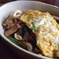 ロシアン's cooksnap of when they made ほうれん草のバター炒め・チー玉子のせ♪.