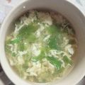 ちぃママ☆ミ's cooksnap of when they made セロリの葉とたまごのスープ.