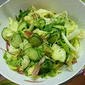 re_naj's cooksnap of when they made キャベツとみょうがときゅうりの和え物.