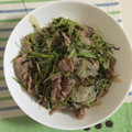 kco_1978's cooksnap of when they made 超絶簡単！豚肉と豆苗の塩こんぶ炒め.