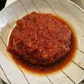 NORIkaru's cooksnap of when they made オニオン ニンニクソースの ハンバーグ！.