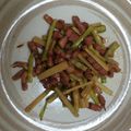 achako2000's cooksnap of when they made 破竹とベーコンのきんぴら☆あく抜き1時間.