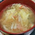 marinesno5's cooksnap of when they made 時短！簡単！カニカマと卵のスープ！.