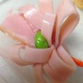 〜tinr～'s cooksnap of when they made ハムときゅうりのお花.