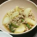いっちゃん234's cooksnap of when they made かぶとひき肉の煮物（すぐできる煮物）.