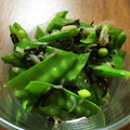 ぱちぱちの日's cooksnap of when they made 簡単！さやえんどうとじゃこの和え物.