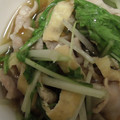 さっちゃん３２'s cooksnap of when they made 豚肉とあげの水菜煮.