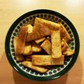 シナモシナモ's cooksnap of when they made ＊カレー粉で！揚げないパンの耳ラスク＊.