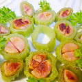 yasutonton's cooksnap of when they made 簡単、ふきソーセージ。.