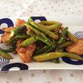 alteana's cooksnap of when they made アスパラガスと鶏胸肉の生姜醤油炒め.
