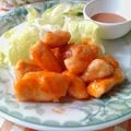 NAGANO久留米's cooksnap of when they made ★鶏ささみのケチャップマヨソース★.