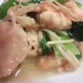 リキテル's cooksnap of when they made 鶏胸肉と小松菜の中華炒め煮♪.