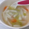 パフェうさこ's cooksnap of when they made 離乳食☆とっても簡単手作りの米粉うどん.