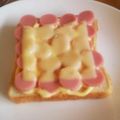 ちょこちょこまん's cooksnap of when they made おさかなソーセージトースト.