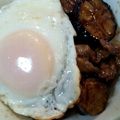 にゃんタコさん's cooksnap of when they made 1:1:1:1のナスと豚の甘辛丼.