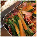 nakamucchi's cooksnap of when they made 水菜とにんじんのごま和え風.