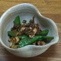 おはなすき's cooksnap of when they made スナックえんどうのクルミ和え.