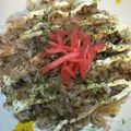 amileamila's cooksnap of when they made お好み焼き風チャーハン☆.