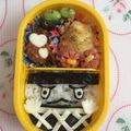 クック7GIW62☆'s cooksnap of when they made 妖怪ウォッチ☆簡単キャラ弁★ムリカベ.