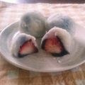まのまのこずこず's cooksnap of when they made 切り餅でいちご大福.