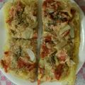 ma___111's cooksnap of when they made そうめんピザ.