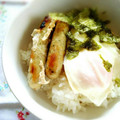 賢くんママ's cooksnap of when they made 簡単朝食！目玉焼き丼 ♪.