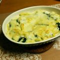 samemoon's cooksnap of when they made ほうれん草とマカロニのグラタン.