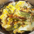 かずは☆彡's cooksnap of when they made キャベツ消費に‼卵と絹さやのくたくた煮.