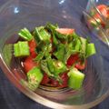 チョビ～☆'s cooksnap of when they made 簡単♪おくらとトマトのさっぱりサラダ.