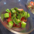 チョビ～☆'s cooksnap of when they made 簡単♪おくらとトマトのさっぱりサラダ.
