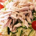 あかまるこ。's cooksnap of when they made レンジ鶏de簡単バンバンジー.