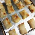 どらど～ら's cooksnap of when they made 餃子の皮で枝豆とコーンのカリカリ巻き.