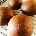 あさちゃんべんとう's cooksnap of when they made 黒ごまの食パン。ぁ、「すりごま」でね＾＾.