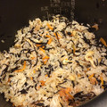 reo69's cooksnap of when they made めんつゆで！ひじきと梅の簡単炊き込みご飯.
