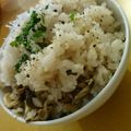さとかん's cooksnap of when they made 洋風マッシュルームの炊込みご飯.