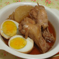 ミニーぴょん's cooksnap of when they made 大根と手羽先の煮物.