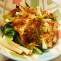 sakuraico's cooksnap of when they made レンジで簡単！ちくわと小松菜の和物.