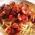 ゆなちーず's cooksnap of when they made 簡単！あさりのトマトパスタ〜.