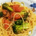 ニコにゃんママ's cooksnap of when they made トマト缶で！簡単ひと鍋パスタ.