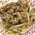 まゆくっくうーまん's cooksnap of when they made ＊牛肉とごぼうの醤油オイスター炒め＊.