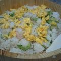 ぽんぽん堂's cooksnap of when they made サラダ感覚チラシ寿司.