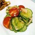 のんはるはなちゃん's cooksnap of when they made 簡単！キュウリの和え物.