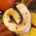なおシステム's cooksnap of when they made はんぺんと海苔でクルクル～♫キャラ弁.